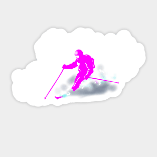 Ski Freerider Sticker